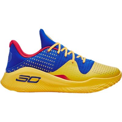 Under Armour Curry 4 Low FloTro - Pantofi de baschet - Royal / Taxi / Albastru Under Armour Curry 4 Low FloTro - Pantofi de baschet - Royal / Taxi / Albastru