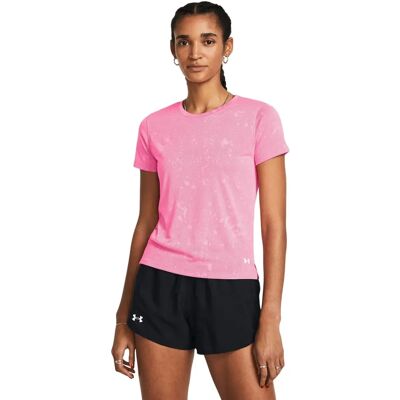 Under Armour Damen Launch Splatter SS T-Shirt - Rosa - S - T-Shirt Under Armour Damen Launch Splatter SS T-Shirt - Rosa - S - T-Shirt