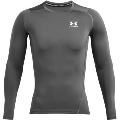 Under Armour HeatGear Manche longue - Gris - Multisport - Publicité Under Armour HeatGear Manche longue - Gris - Multisport - Publicité