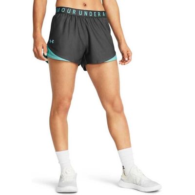 Shorts en maille Challenger d'Under Armour Noir / Céleste - Shorts - Publicité Shorts en maille Challenger d'Under Armour Noir / Céleste - Shorts - Publicité