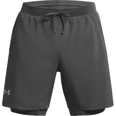 Under Armour Schwarze Fly By 2-in-1 Shorts - Damen Under Armour Schwarze Fly By 2-in-1 Shorts - Damen