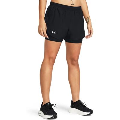 Under Armour Damen Fly By 2-in-1 Shorts - Schwarz - Shorts Under Armour Damen Fly By 2-in-1 Shorts - Schwarz - Shorts