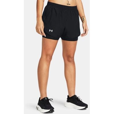 Under Armour Fly By 2-in-1 Shorts - Schwarz - Reflektierend - XXL - Shorts Under Armour Fly By 2-in-1 Shorts - Schwarz - Reflektierend - XXL - Shorts