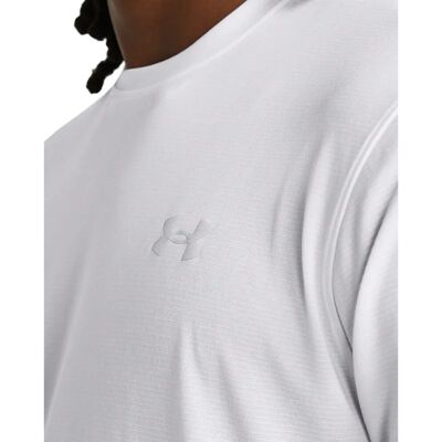 Under Armour UA LAUNCH SHORTSLEEVE Herren Weiß - T-Shirt Under Armour UA LAUNCH SHORTSLEEVE Herren Weiß - T-Shirt