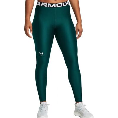 Legginsy HeatGear Under Armour - Zielony/Biały - Ergonomiczny krój Legginsy HeatGear Under Armour - Zielony/Biały - Ergonomiczny krój
