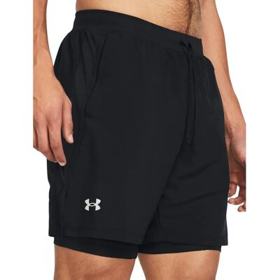 Under Armour Launch 7" 2-in-1 Shorts - Black Under Armour Launch 7" 2-in-1 Shorts - Black