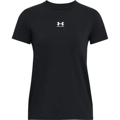 Under Armour Damen Off Campus Core Kurzärmeliges T-Shirt - Schwarz/Weiß - T-Shirt Under Armour Damen Off Campus Core Kurzärmeliges T-Shirt - Schwarz/Weiß - T-Shirt