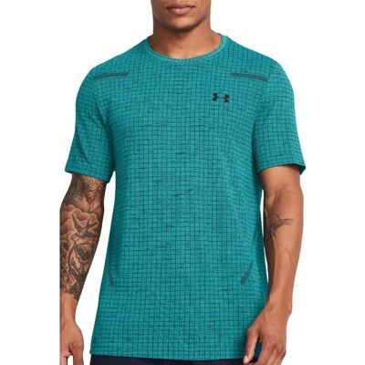 Under Armour T-Shirt à manches courtes turquoise - Entraînement - Publicité Under Armour T-Shirt à manches courtes turquoise - Entraînement - Publicité