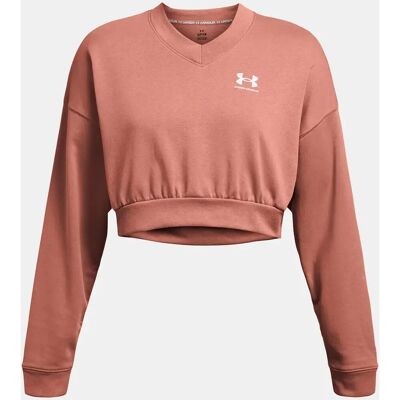Hanorac oversized French Terry Under Armour Rival Terry Roz și Alb M Hanorac oversized French Terry Under Armour Rival Terry Roz și Alb M