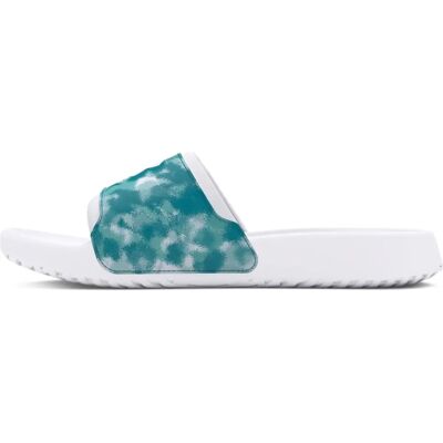 Sliduri grafice Ignite Select Under Armour Alb / Turcoaz Radial - Sliduri Sliduri grafice Ignite Select Under Armour Alb / Turcoaz Radial - Sliduri