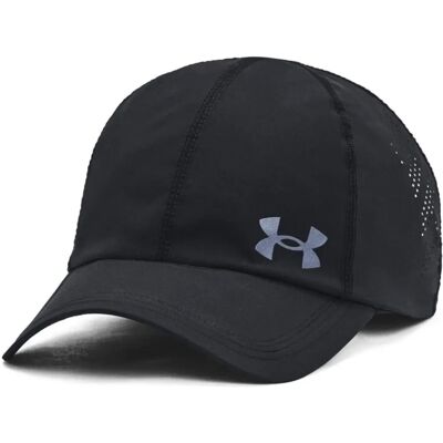 Under Armour Herr UA Launch Justerbar Kaps (1383477) - svart/reflekterande Under Armour Herr UA Launch Justerbar Kaps (1383477) - svart/reflekterande