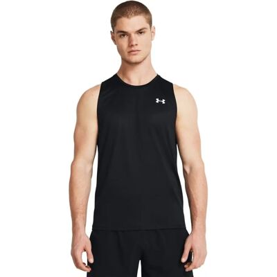 Under Armour Herren Tech Tank - Schwarz - Ärmellos - Polyester - Atmungsaktiv - Sportbekleidung Under Armour Herren Tech Tank - Schwarz - Ärmellos - Polyester - Atmungsaktiv - Sportbekleidung