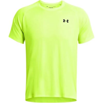 Męska techniczna koszulka Under Armour - Żółta - Krótki rękaw Męska techniczna koszulka Under Armour - Żółta - Krótki rękaw