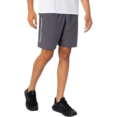 Under Armour Herren Tech Woven Wordmark Shorts - Dunkelgrau Under Armour Herren Tech Woven Wordmark Shorts - Dunkelgrau