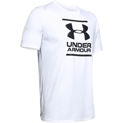 Under Armour Men's White Foundation T-shirt - Sport Under Armour Men's White Foundation T-shirt - Sport