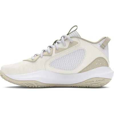 Buty do koszykówki Under Armour Lockdown 6 - Biały / Silt / Złoto Buty do koszykówki Under Armour Lockdown 6 - Biały / Silt / Złoto