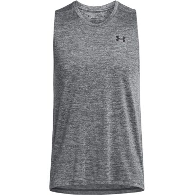 Under Armour Men’s Dark Grey Tech Vest - Sporty Fit Under Armour Men’s Dark Grey Tech Vest - Sporty Fit