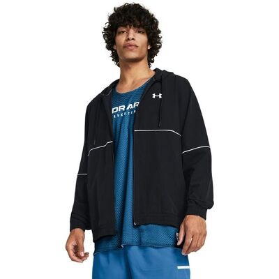 Under Armour Zone Woven Jacka - Svart / Vit - Herr Under Armour Zone Woven Jacka - Svart / Vit - Herr