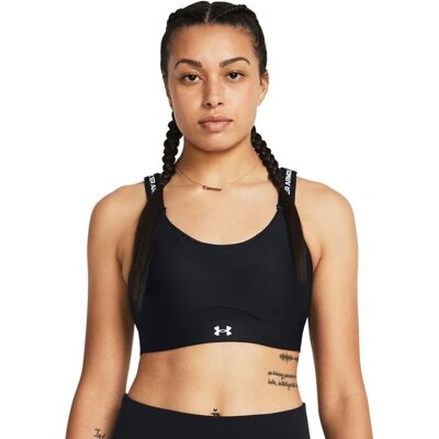 Under Armour Infinity 2.0 Høj Support Sports-BH - Sort / Hvid Under Armour Infinity 2.0 Høj Support Sports-BH - Sort / Hvid