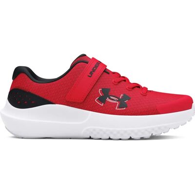 Under Armour UA Surge 4 AC PS Enfants - (3027104-600) rouge/noir - Publicité Under Armour UA Surge 4 AC PS Enfants - (3027104-600) rouge/noir - Publicité