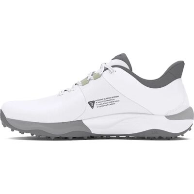Under Armour Drive Pro Golfschuhe - Breit, Weiß, Modell 7.5 Under Armour Drive Pro Golfschuhe - Breit, Weiß, Modell 7.5