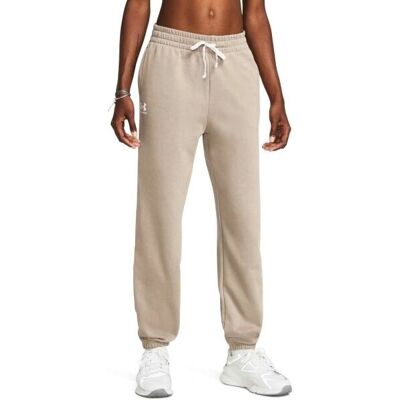 Pantaloni sportivi Rival Terry Under Armour - Tâmplă / Alb Pantaloni sportivi Rival Terry Under Armour - Tâmplă / Alb
