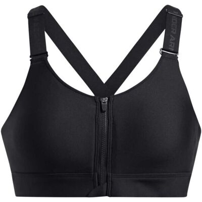 Under Armour Infinity 2.0 sport-bh med dragkedja - Svart - Hög support Under Armour Infinity 2.0 sport-bh med dragkedja - Svart - Hög support