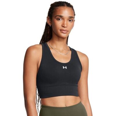 Under Armour Vanish Seamless Mid Sport-BH - Schwarz / Weiß - Mittlerer Halt Under Armour Vanish Seamless Mid Sport-BH - Schwarz / Weiß - Mittlerer Halt