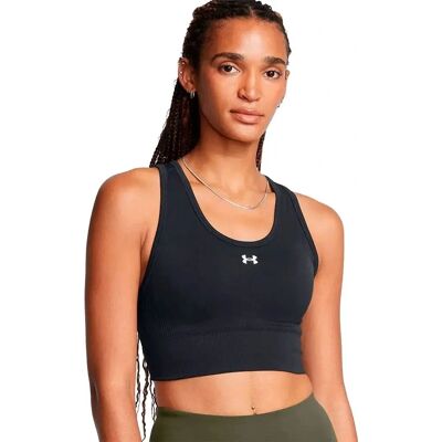 Under Armour Vanish Seamless Mid Sport-BH - Schwarz / Weiß - XS Under Armour Vanish Seamless Mid Sport-BH - Schwarz / Weiß - XS