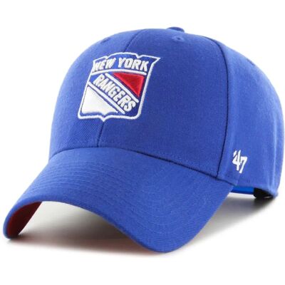 47 Brand Royal New York Rangers Ballpark MVP Snapback Cap - Cap 47 Brand Royal New York Rangers Ballpark MVP Snapback Cap - Cap