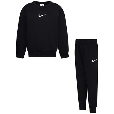 Completo Sportivo Nike Bambini Essential Marl Crew - 122 (7) - nero Completo Sportivo Nike Bambini Essential Marl Crew - 122 (7) - nero