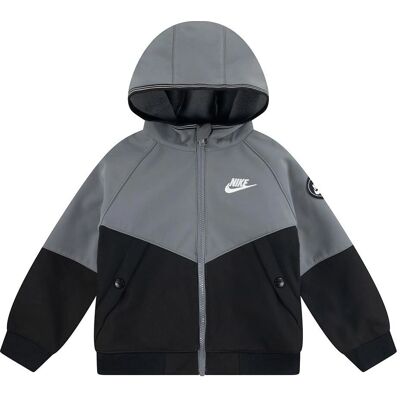 Nike Futura Softshell Jacka - Unisex - 116-122 CM - Grå Nike Futura Softshell Jacka - Unisex - 116-122 CM - Grå