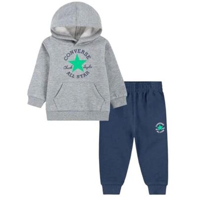 Converse Grijze Kinder-Trainingspak - Casual Sportkleding voor 12-13 jaar Converse Grijze Kinder-Trainingspak - Casual Sportkleding voor 12-13 jaar