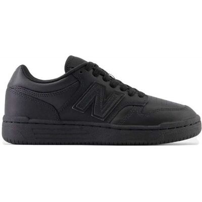 Baskets pour enfants New Balance en cuir - Noir - Unisexe - 480 - Sport Décontracté - Publicité Baskets pour enfants New Balance en cuir - Noir - Unisexe - 480 - Sport Décontracté - Publicité
