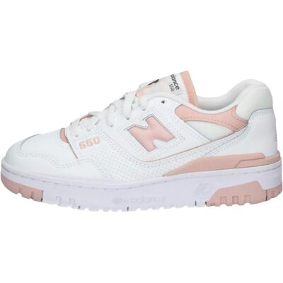 New Balance Femmes 550s - Blanc et Rose - Baskets - Publicité New Balance Femmes 550s - Blanc et Rose - Baskets - Publicité