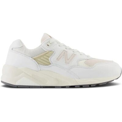 New Balance 580 - (MT580VTG) blanc/timberwolf - Publicité New Balance 580 - (MT580VTG) blanc/timberwolf - Publicité