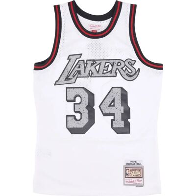 Mitchell & Ness Shaquille O'Neal 1996-97 Lakers Maglia - Bianco Mitchell & Ness Shaquille O'Neal 1996-97 Lakers Maglia - Bianco