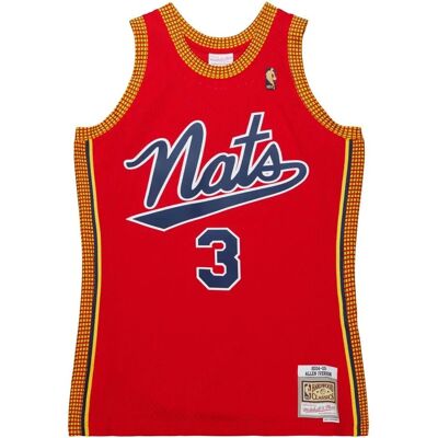 Mitchell & Ness Canotta Basket Allen Iverson - NBA Philadelphia 76ers N° 3 Rosso Mitchell & Ness Canotta Basket Allen Iverson - NBA Philadelphia 76ers N° 3 Rosso