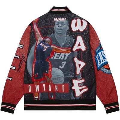 Mitchell & Ness - Player Burst Warm Up Jacket - Miami Heat Mitchell & Ness - Player Burst Warm Up Jacket - Miami Heat