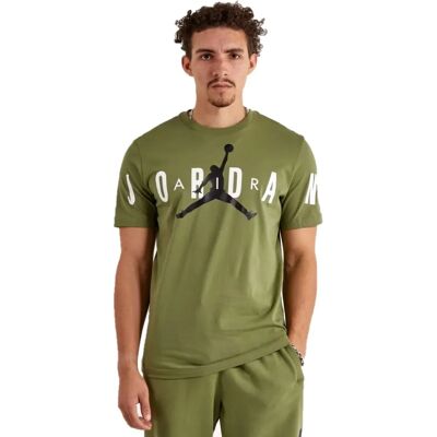 Nike Air Jordan Olijf S T-Shirt - Casual Sporttop Nike Air Jordan Olijf S T-Shirt - Casual Sporttop