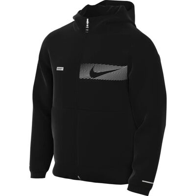 Nike Unlimited Flash Svart/Silver XL Jacka - Sportig & Vattentät Nike Unlimited Flash Svart/Silver XL Jacka - Sportig & Vattentät