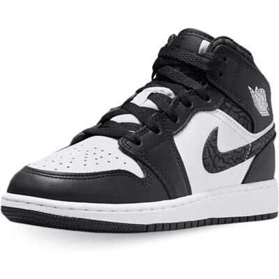 Air Jordan 1 Mid, Sko, Børn, Farve Sort, Størrelse 38,5 Air Jordan 1 Mid, Sko, Børn, Farve Sort, Størrelse 38,5