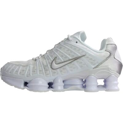 Nike Shox TL Weiß/Metallic Silver-Max Orange - Turnschuhe Nike Shox TL Weiß/Metallic Silver-Max Orange - Turnschuhe