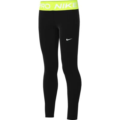Nike Pro Dri-Fit Leggings - schwarz/volt/weiß - Leggings Nike Pro Dri-Fit Leggings - schwarz/volt/weiß - Leggings