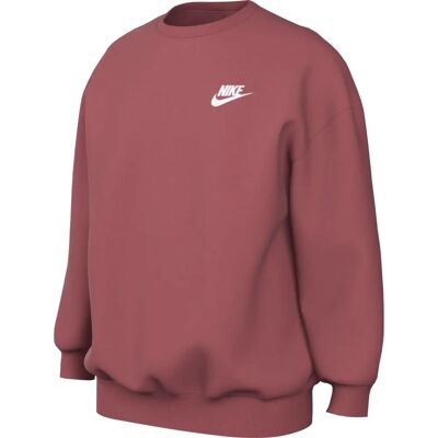 Barn Nike Coral Oversized Fleece Tröja - Tröja Barn Nike Coral Oversized Fleece Tröja - Tröja