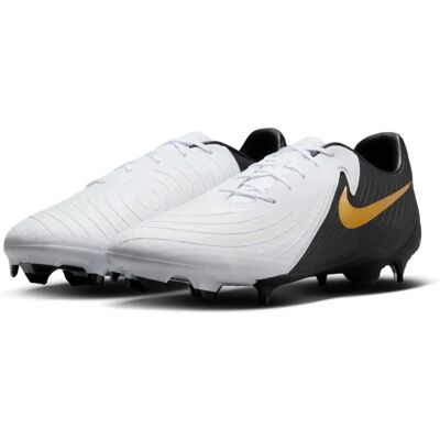 Nike Phantom GX II Academy Fußballstiefel Weiß/Schwarz/Gold Nike Phantom GX II Academy Fußballstiefel Weiß/Schwarz/Gold