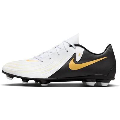 Nike Phantom GX II Academy MG Weiß/Schwarz/Gold - Fußballschuhe Nike Phantom GX II Academy MG Weiß/Schwarz/Gold - Fußballschuhe
