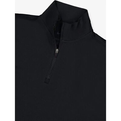 Nike Schwarzes Kinder Dri-FIT UV Langarmshirt - Langarm, UV-Schutz, Halb-Reißverschluss - Langarmshirt Nike Schwarzes Kinder Dri-FIT UV Langarmshirt - Langarm, UV-Schutz, Halb-Reißverschluss - Langarmshirt
