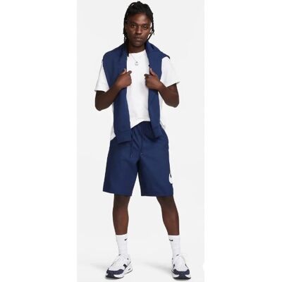Nike S Pantalones Cortos de Sarga - Azul - Pantalones Nike S Pantalones Cortos de Sarga - Azul - Pantalones