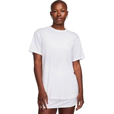 Nike Alb/Negru Relaxed Dri-FIT Tricou cu mânecă scurtă Nike Alb/Negru Relaxed Dri-FIT Tricou cu mânecă scurtă